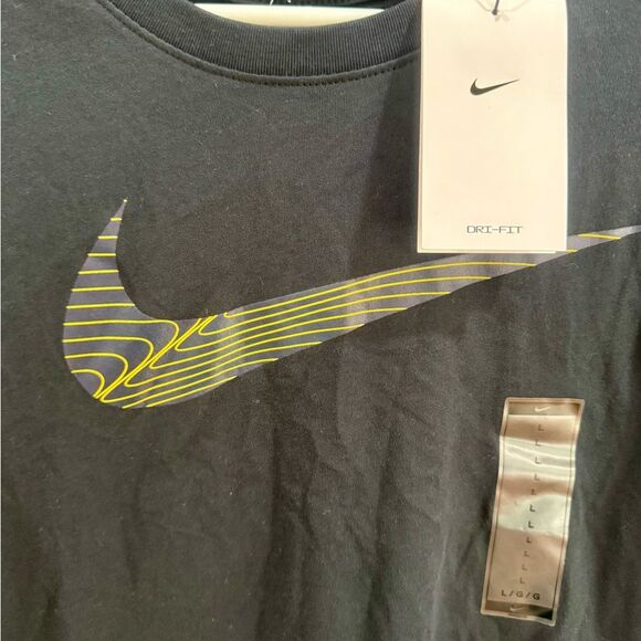 NIKE MEN’S DRI-FIT LOGO GRAPHIC FITNESS T-SHIRT SIZE LARGE NWT - Picture 4 of 8